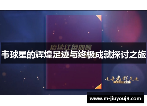 韦球星的辉煌足迹与终极成就探讨之旅